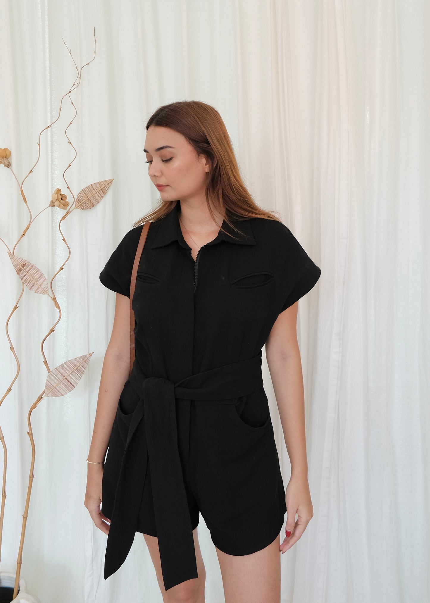 Soleil Playsuit in Black