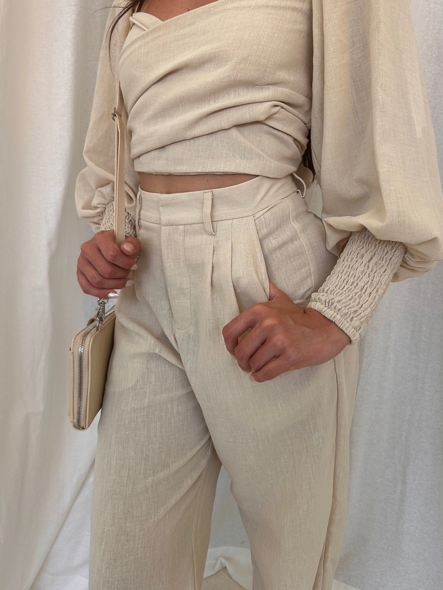 Fiesta Multiway Top in Beige