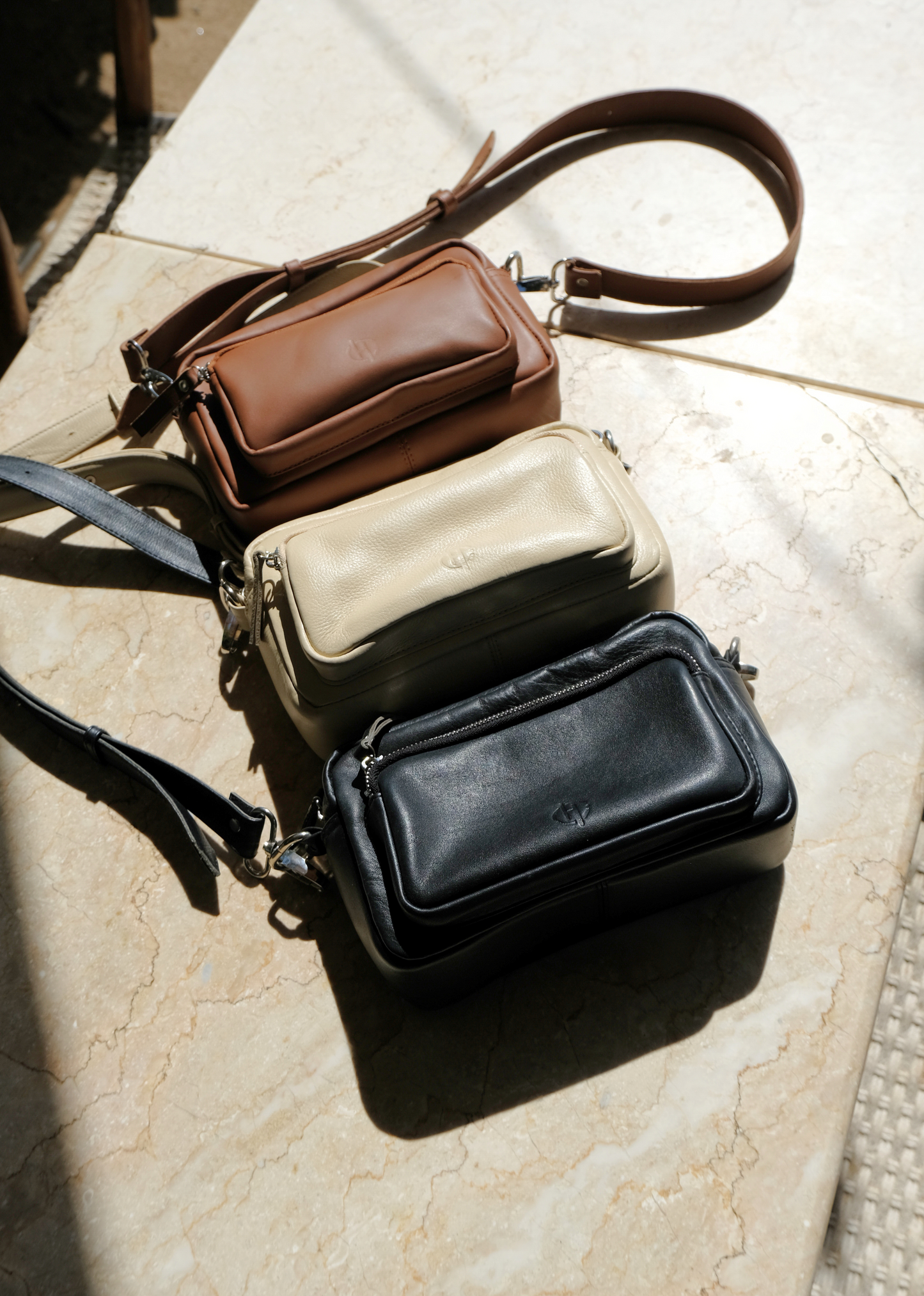 Geneva Cross Body in Brown