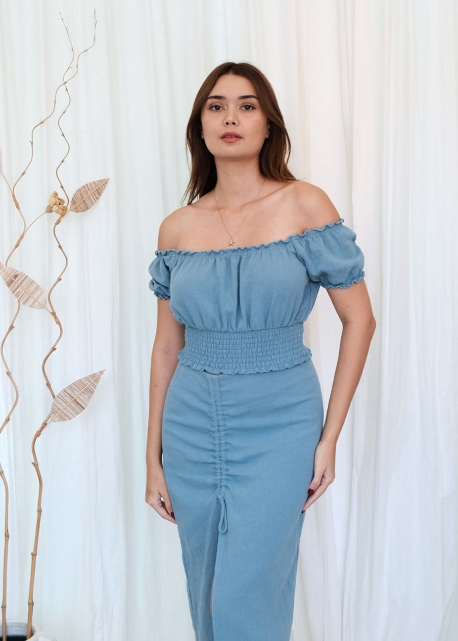 Bianca Top in Blue