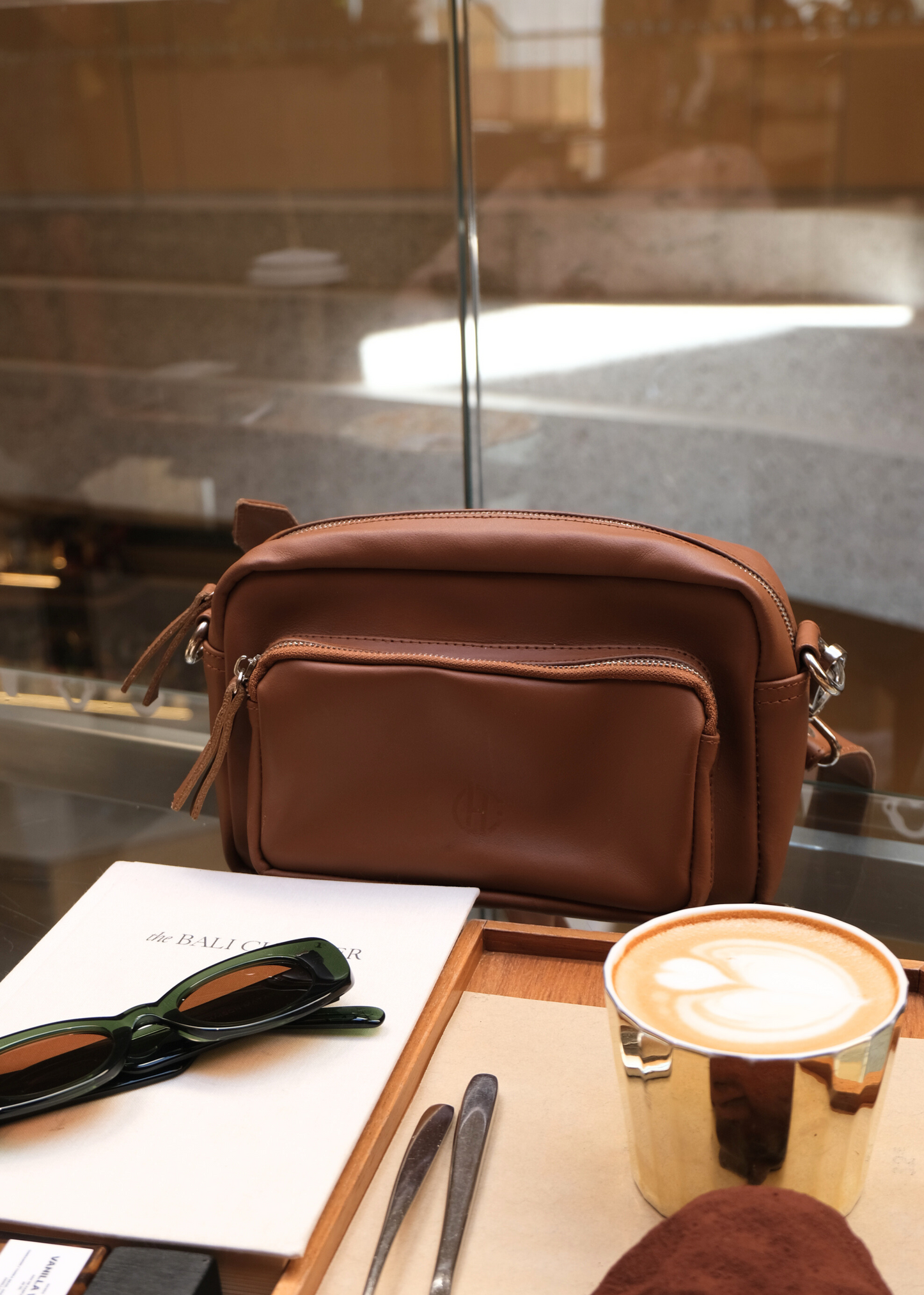 Geneva Cross Body in Brown