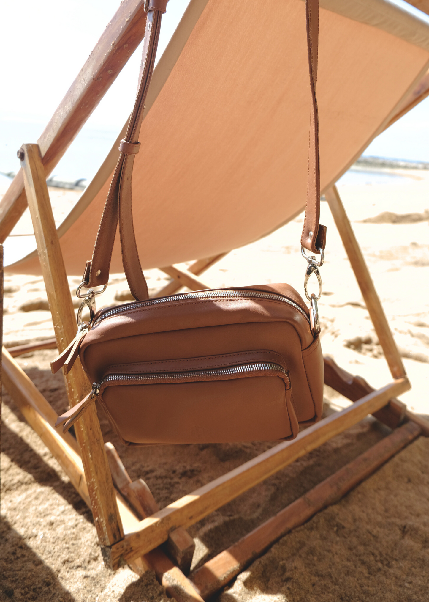 Geneva Cross Body in Brown
