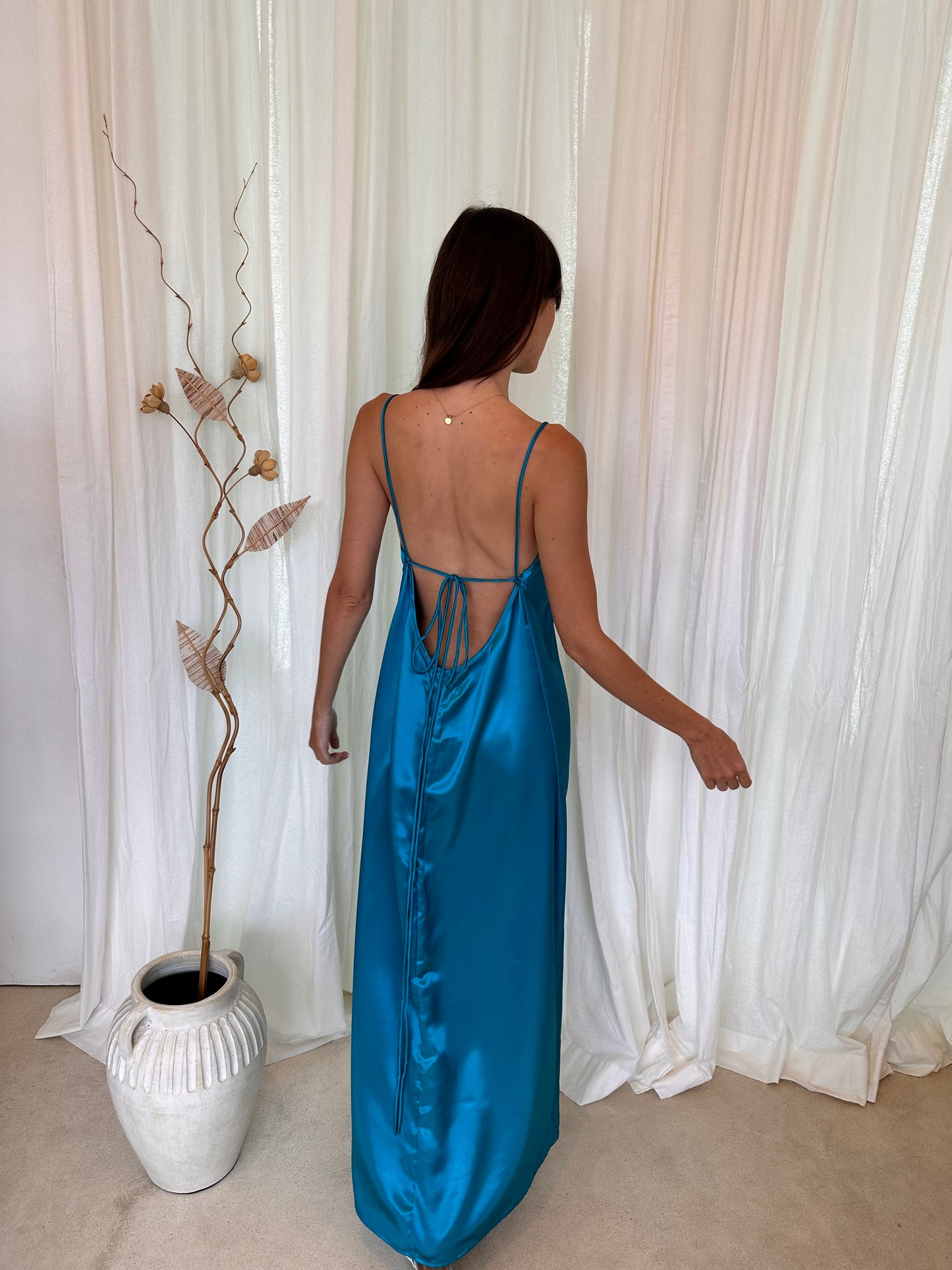 Helena Dress in Turqouise