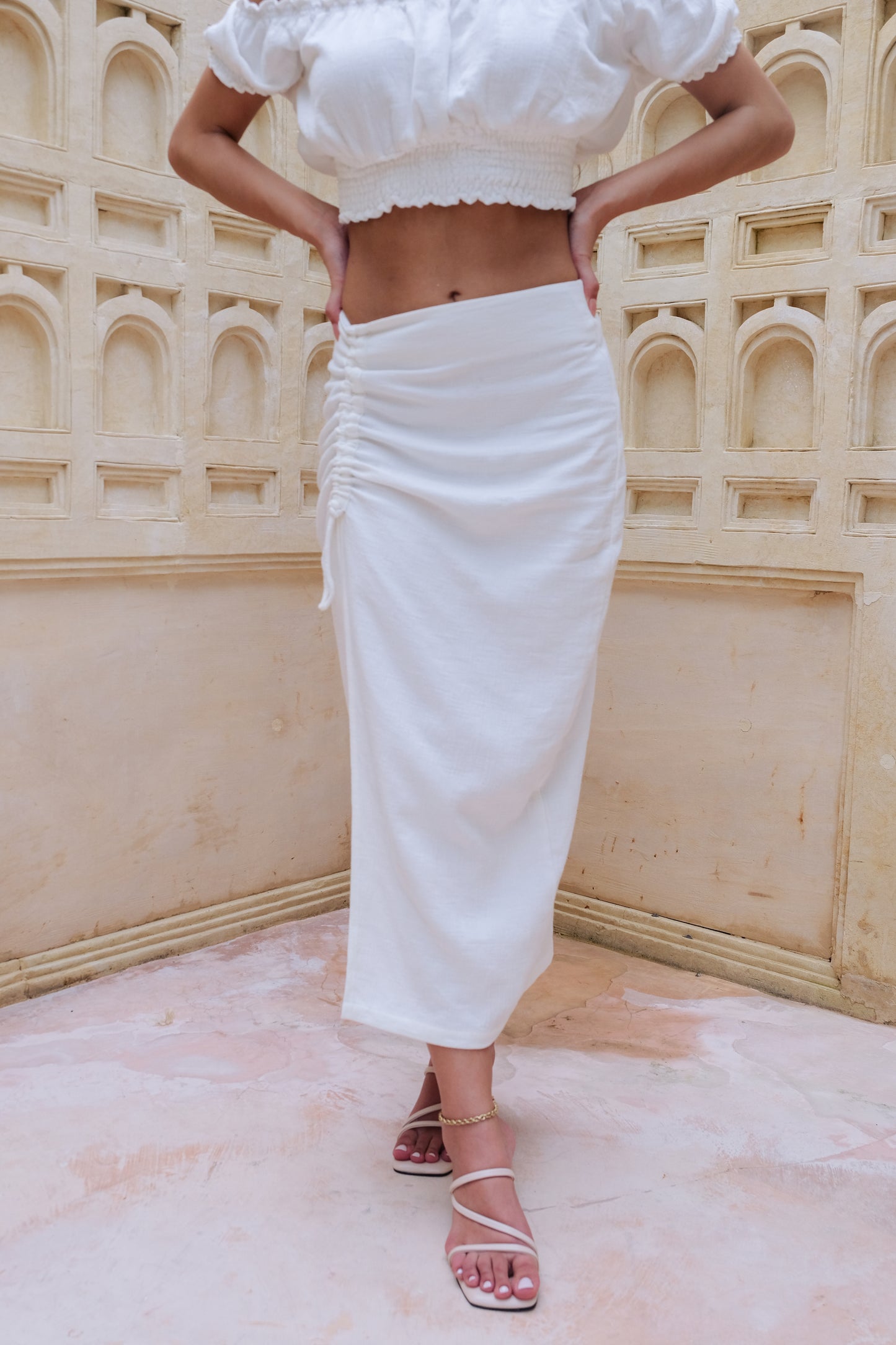 Siesta Skirt in White