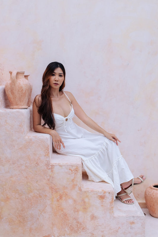 Victoria Dress in White