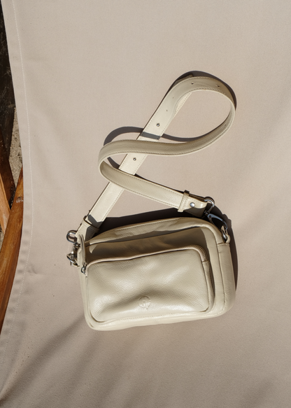 Geneva Cross Body in Creme