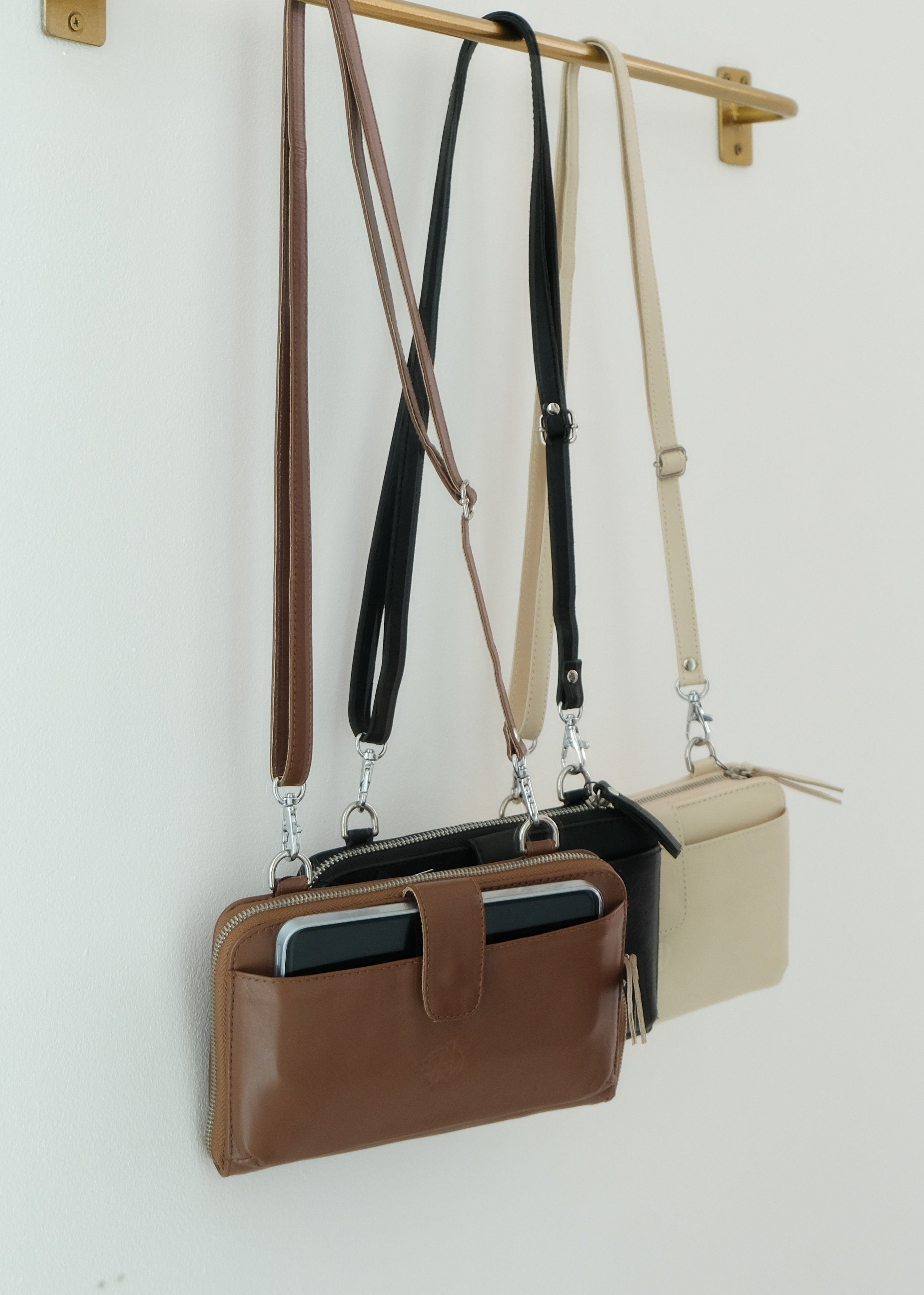 Geneva Wallet Sling in Brown-7