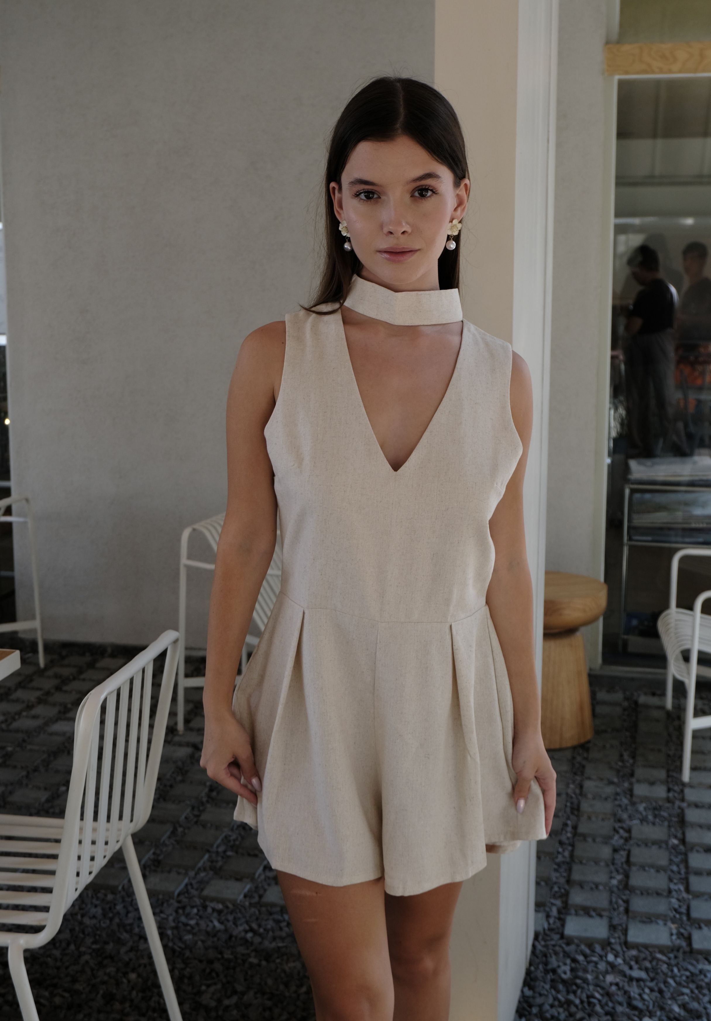 Greta Linen Playsuit-7