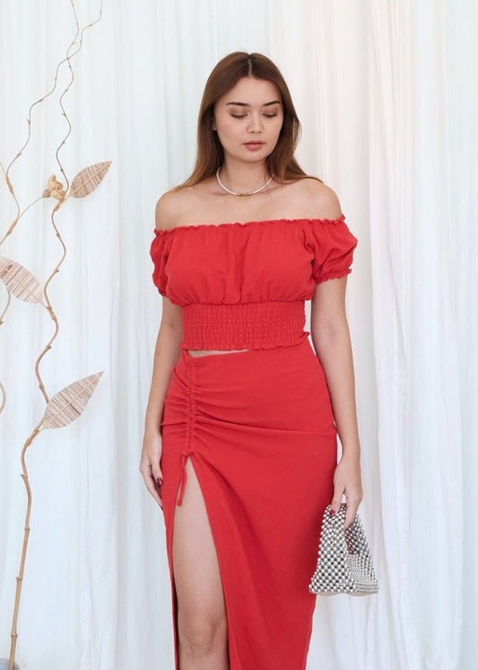 Bianca Top in Red
