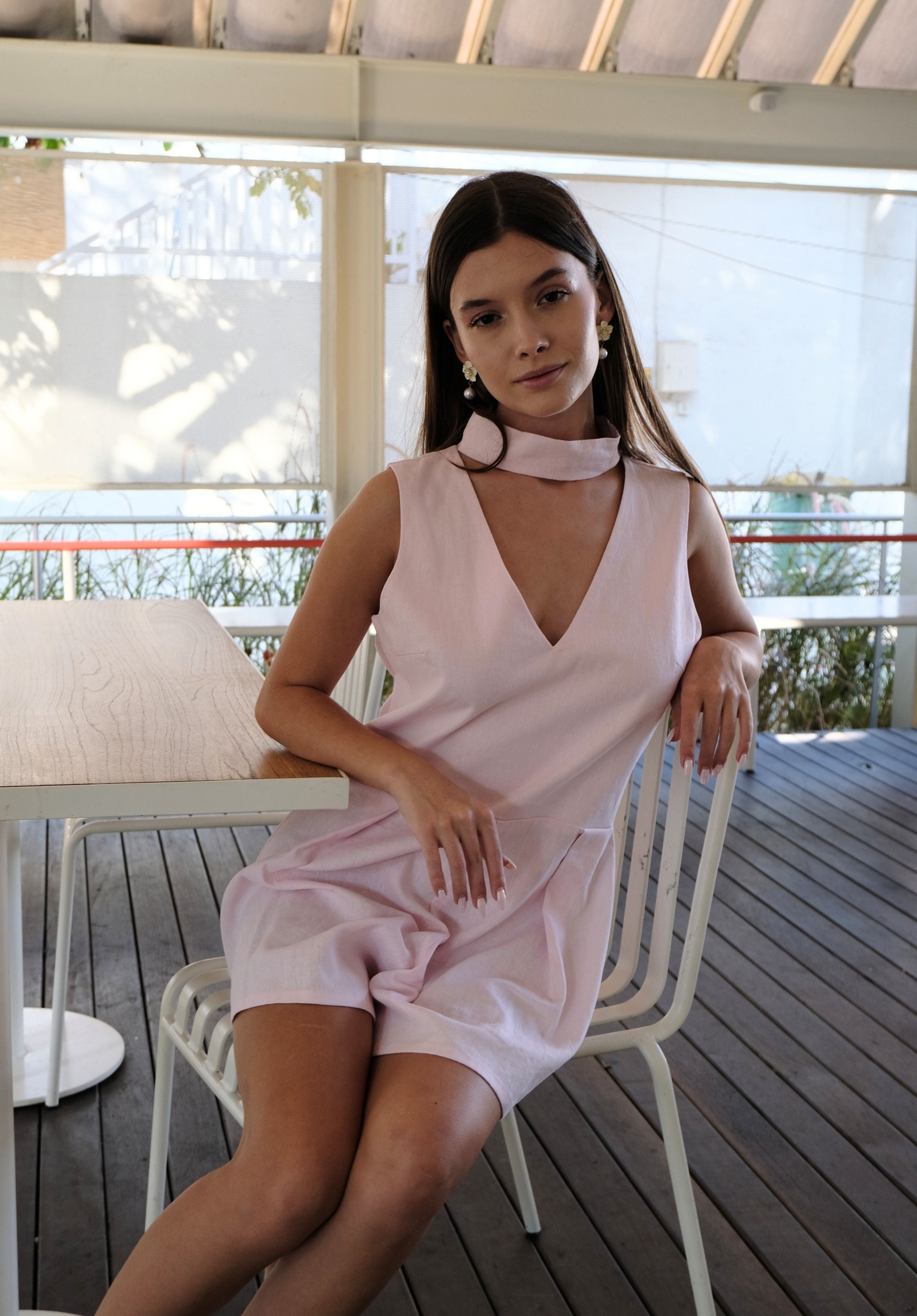 Greta Linen Playsuit-2