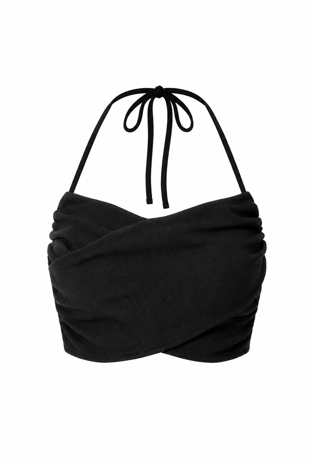 Celeste Linen Blend Top in Black