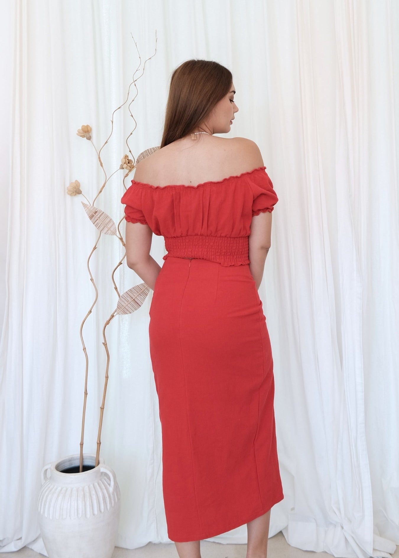 Siesta Skirt in Red