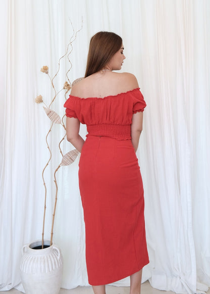 Siesta Skirt in Red