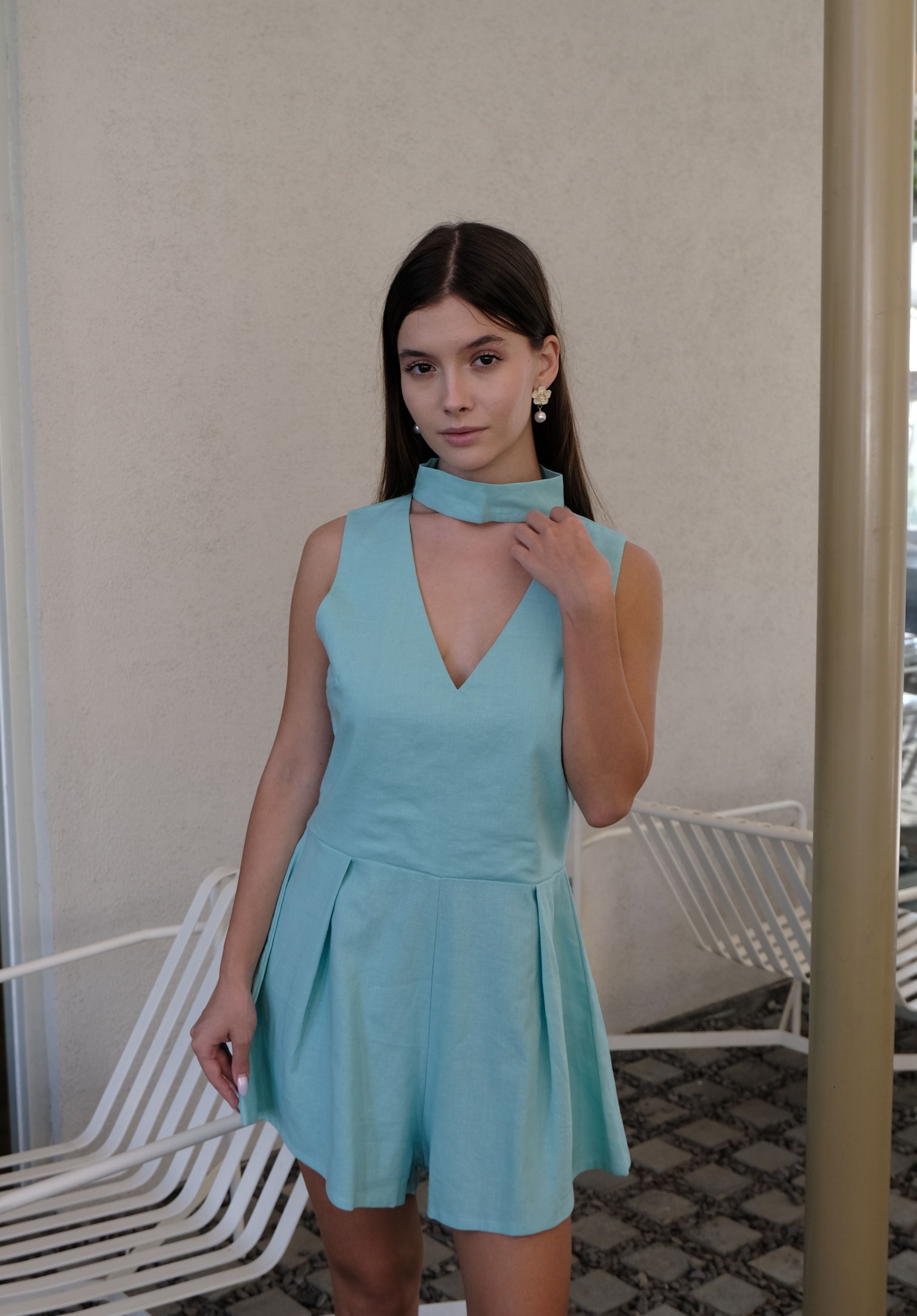 Greta Linen Playsuit-16