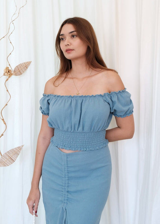 Bianca Top in Blue