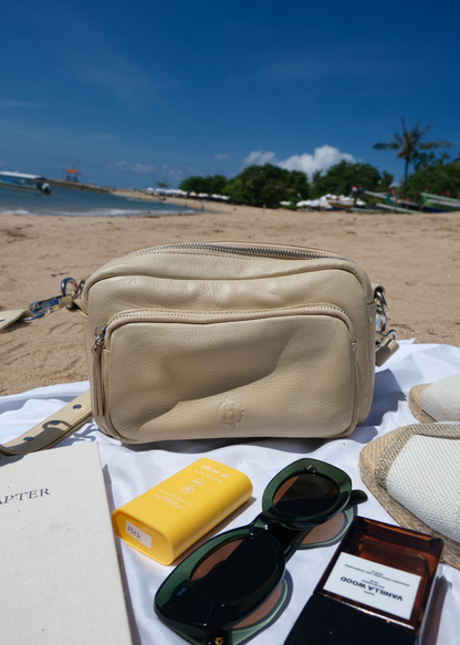Geneva Cross Body in Creme