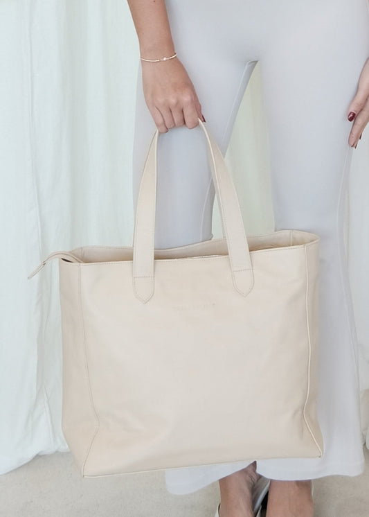 Caba Tote in Creme