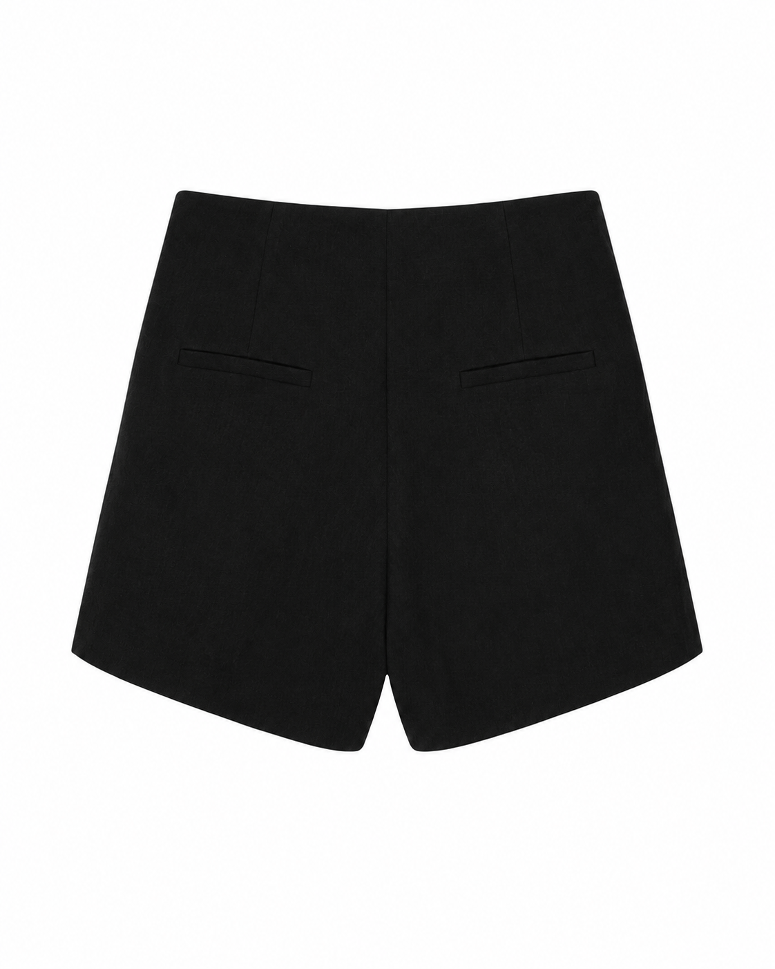 Palma Linen Skort in Black-2