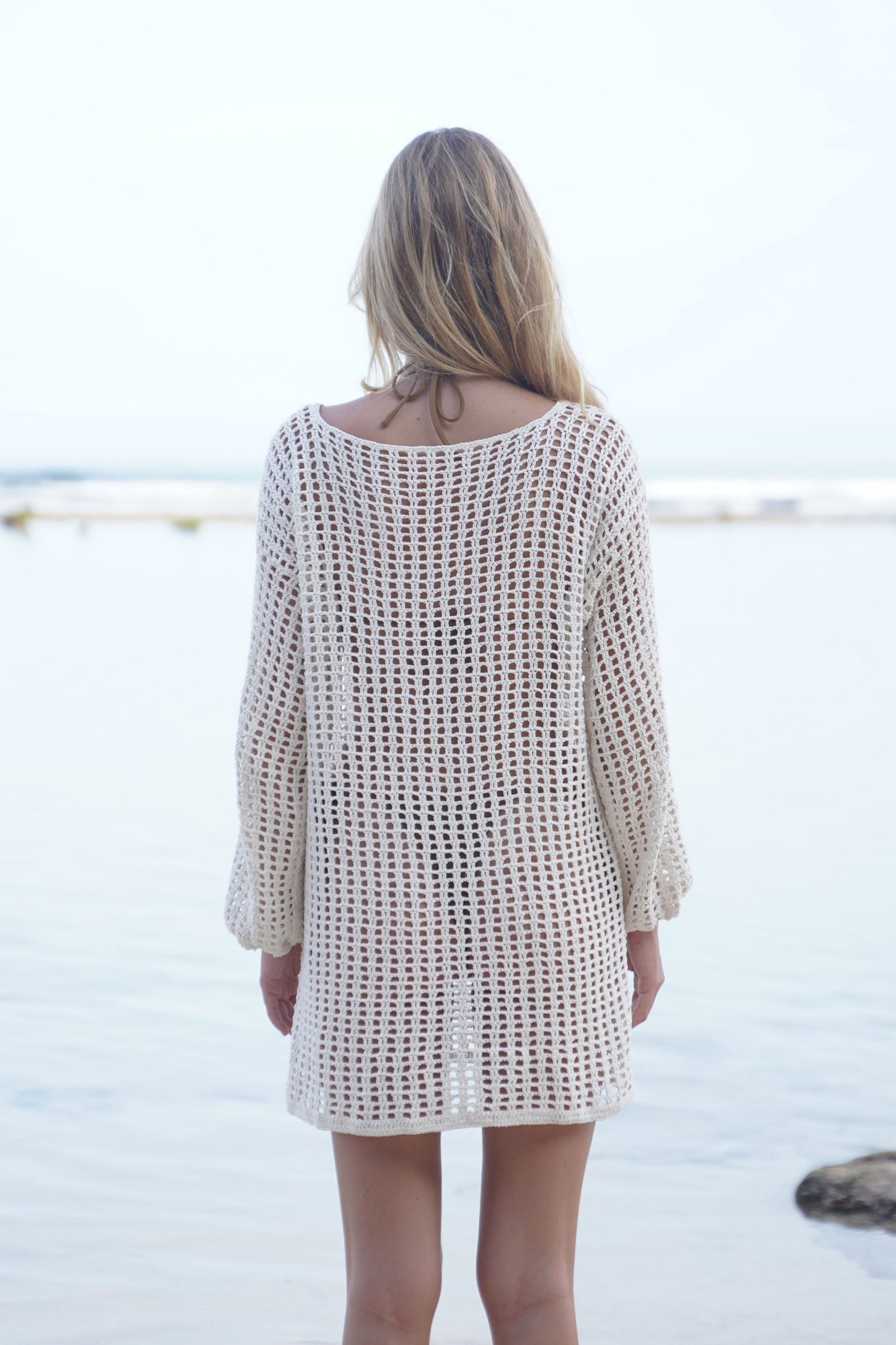 Anna Crochet Mini Dress
