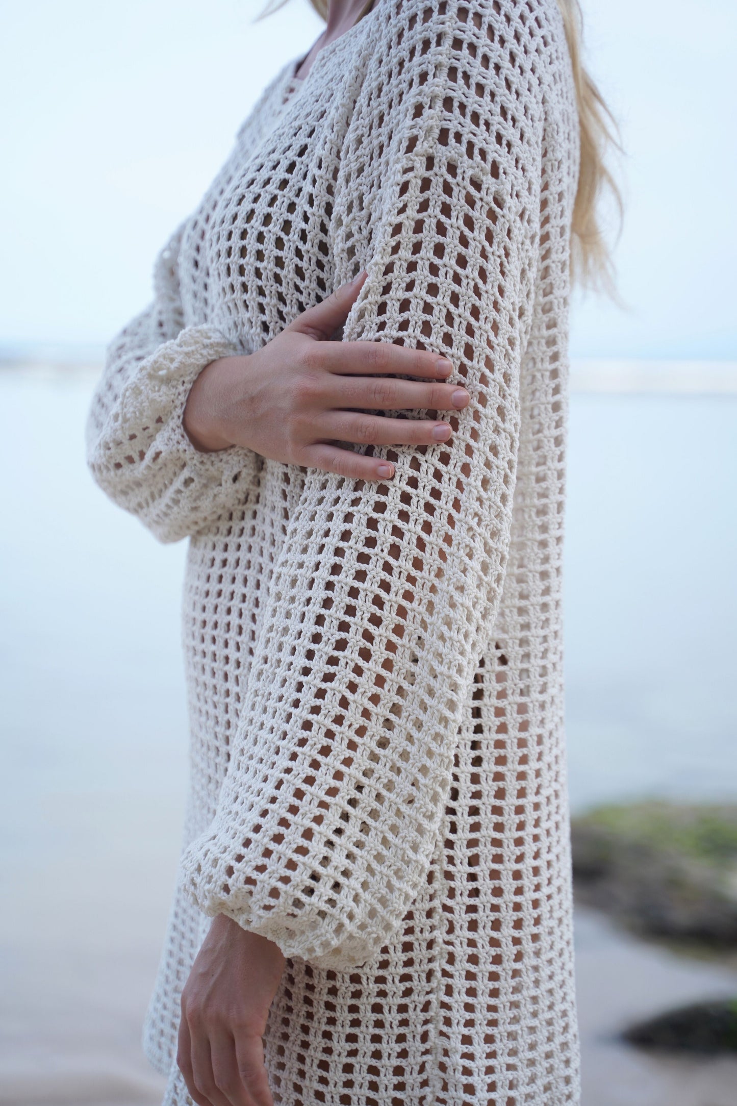 Anna Crochet Mini Dress