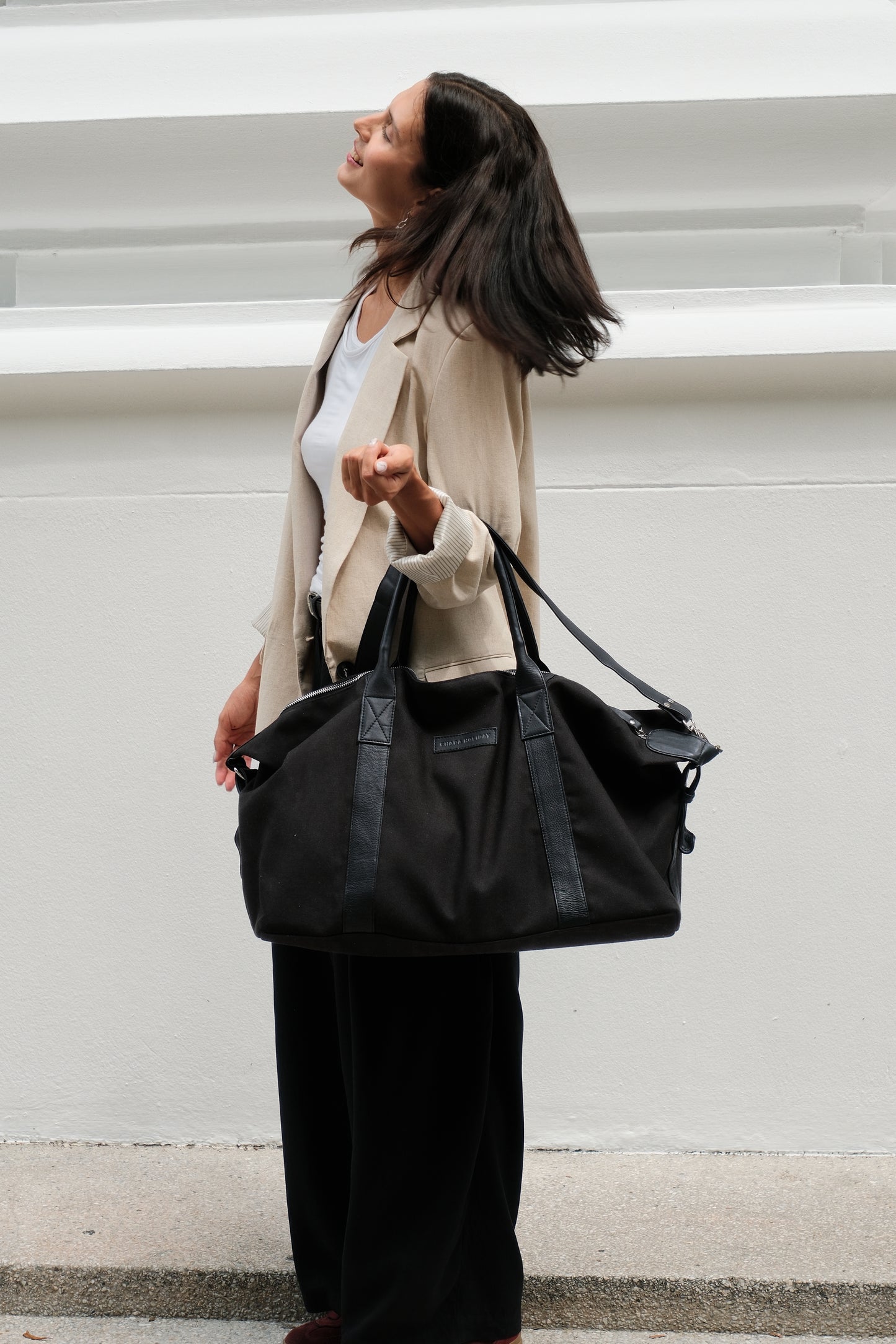 Caba Duffle Weekender in Black