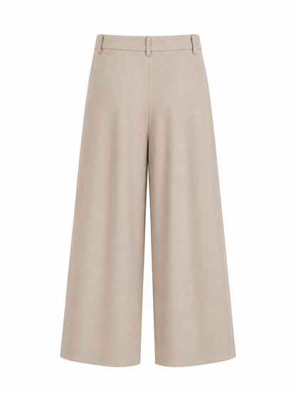Patricia Linen Pants in Nude