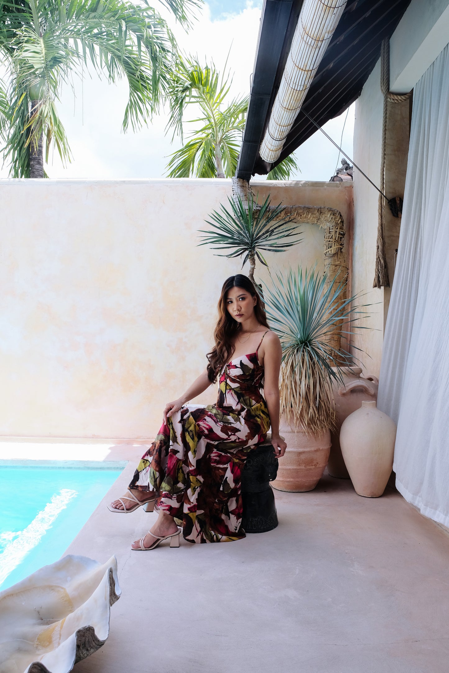 Flores Dress in Green