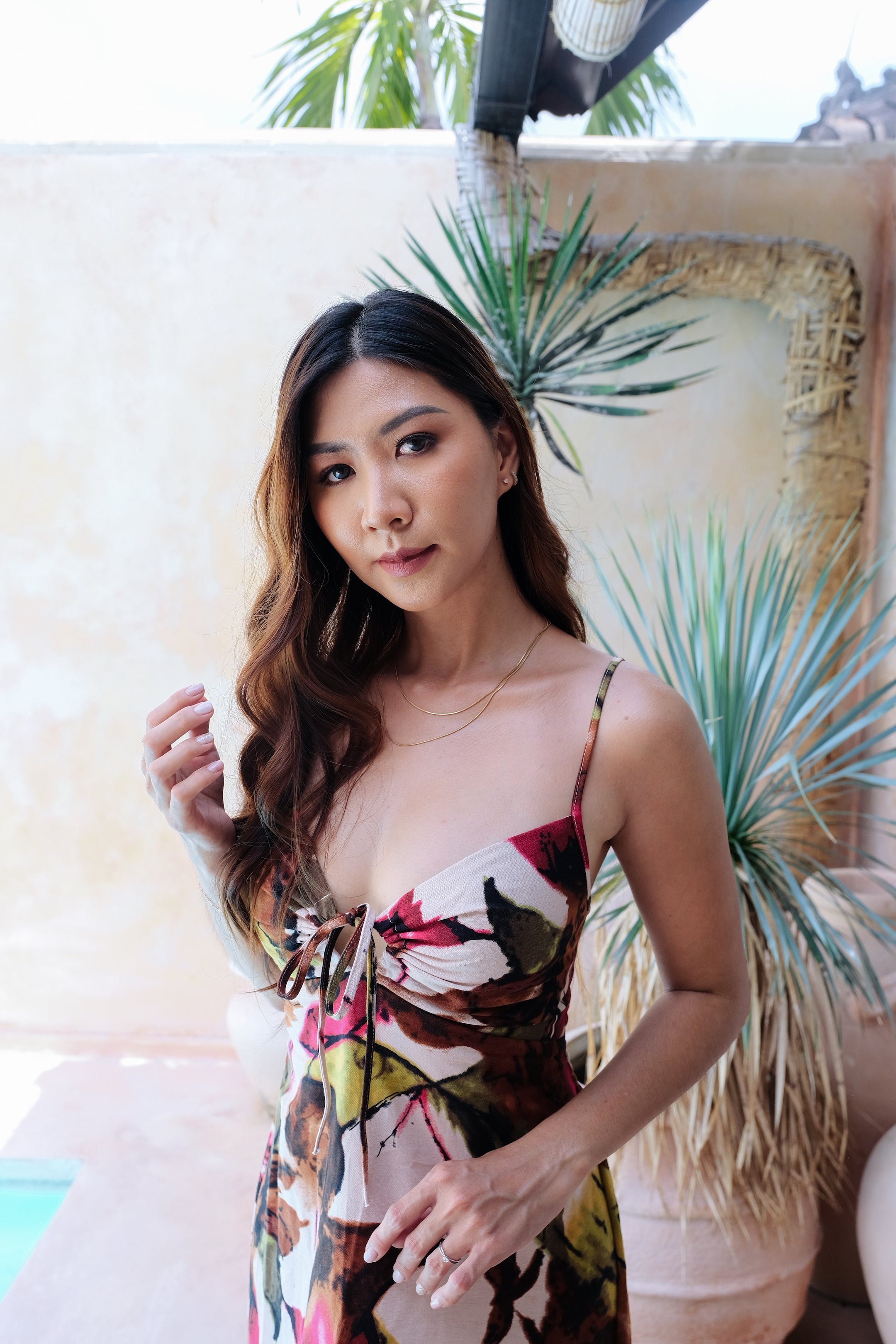 Flores Dress in Green