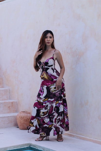 Flores Dress in Pink