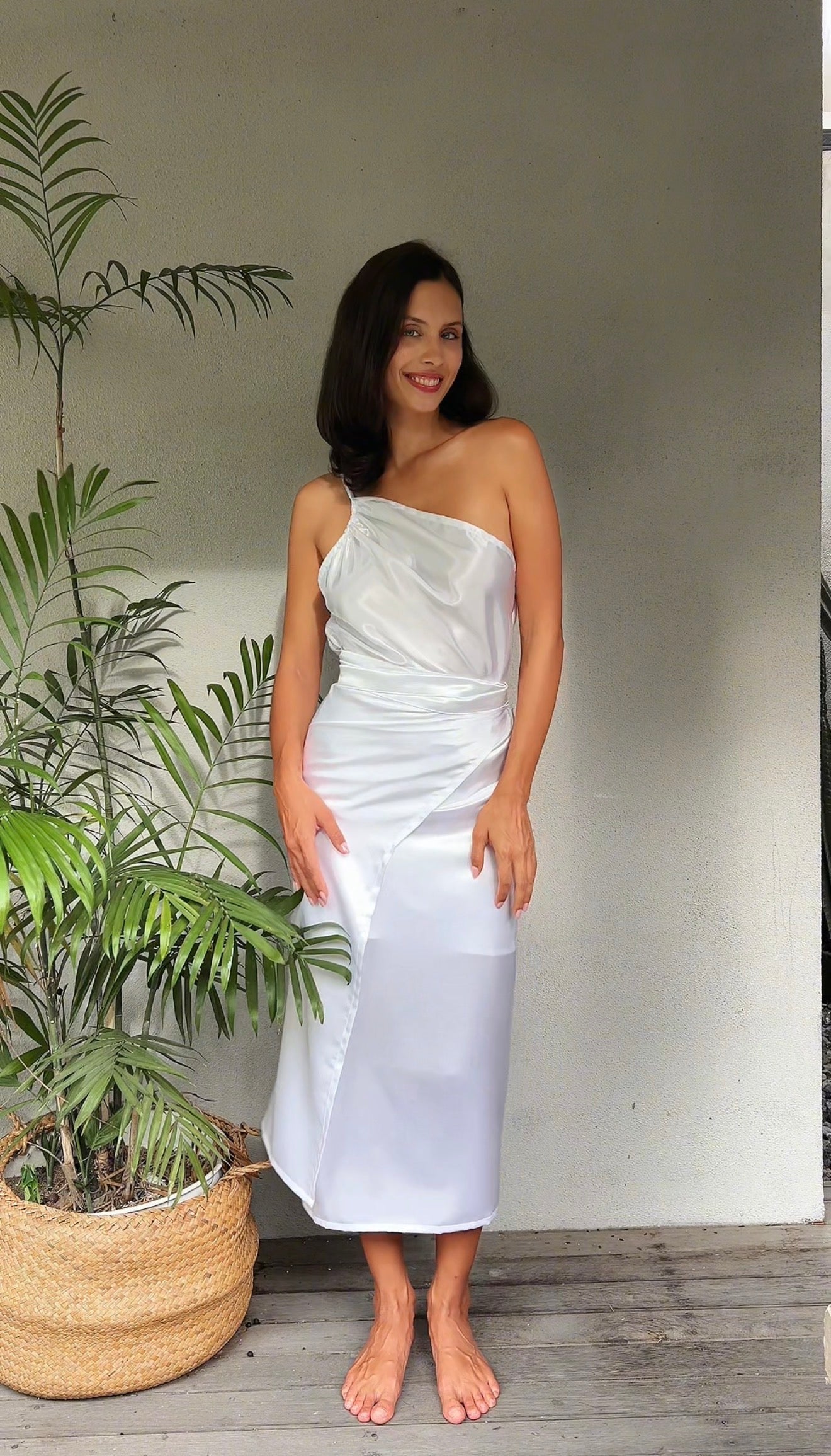 Cali Silky Multiway Dress