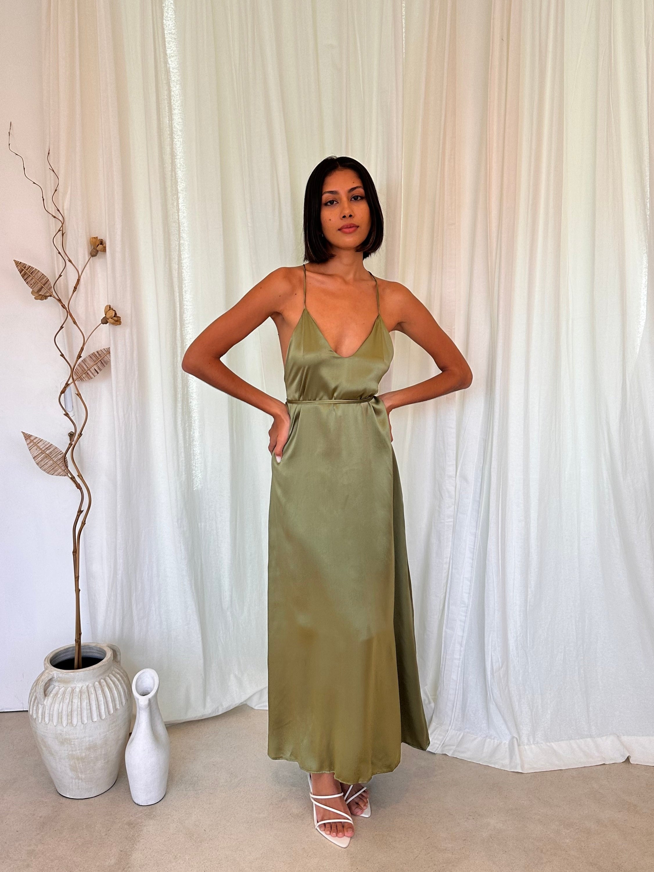 Helena Multiway 100% Silk Dress-12