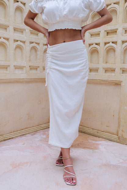 Siesta Skirt in White