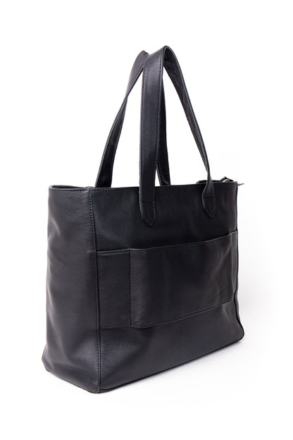 Caba Leather Travel Tote Bag