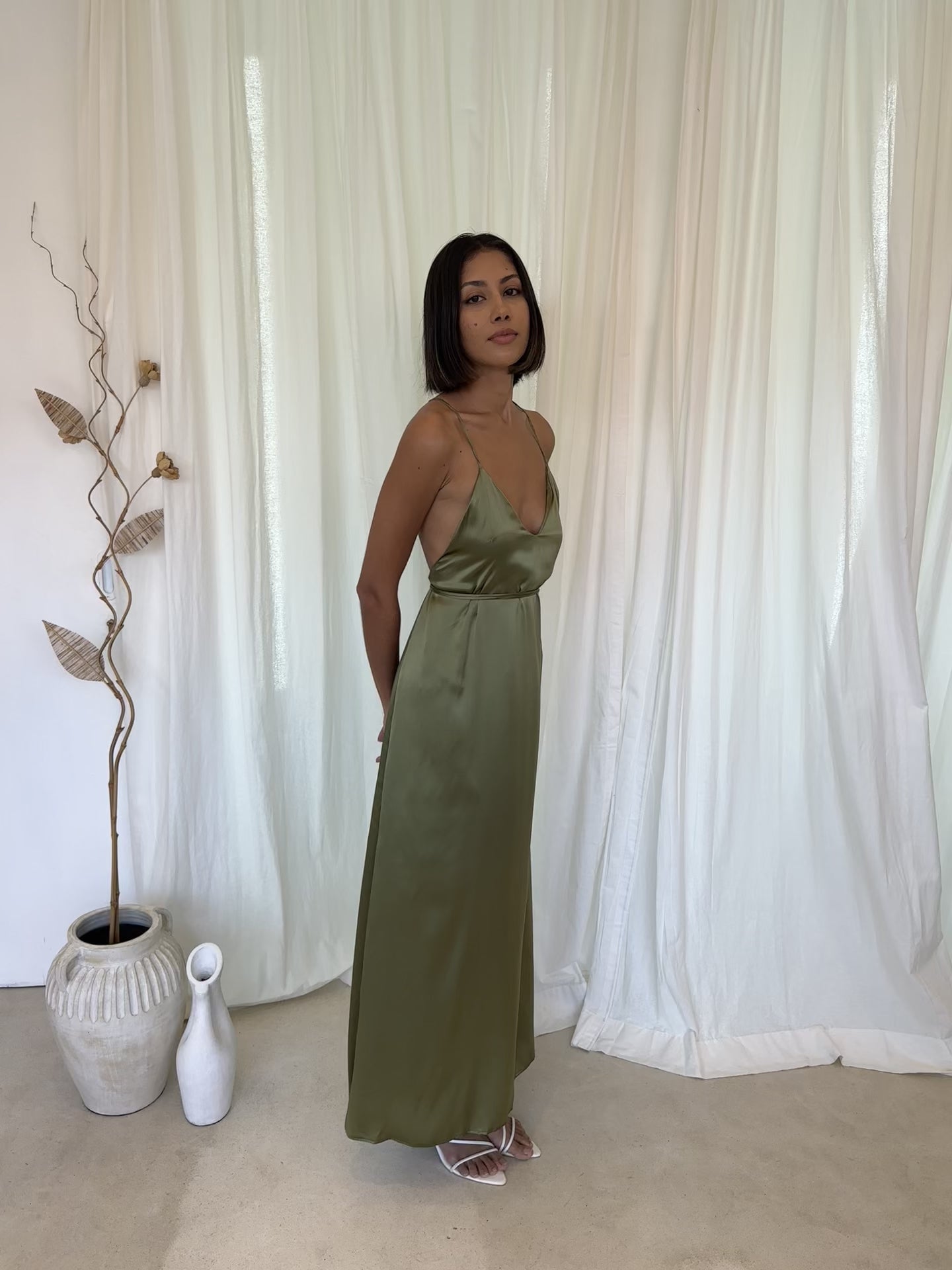 Helena Multiway 100% Silk Dress-11
